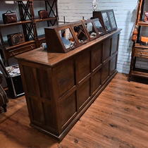 Chinese retro shop small hotel bar cashier catering coffee shop cake barbecue clothing store corner table