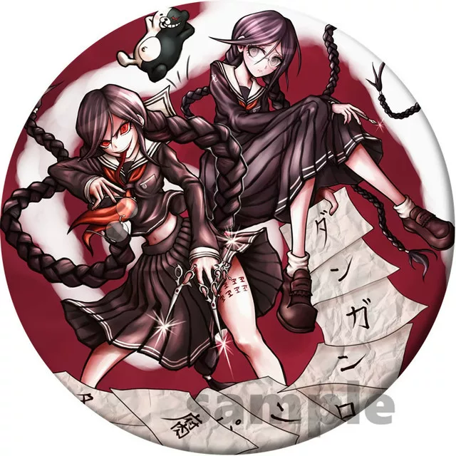 1шт Брошь-значок для одежды в стиле Аниме Danganronpa P