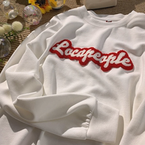 2021 New Autumn Letter Towel Embroided Long Sleeve Hoodies