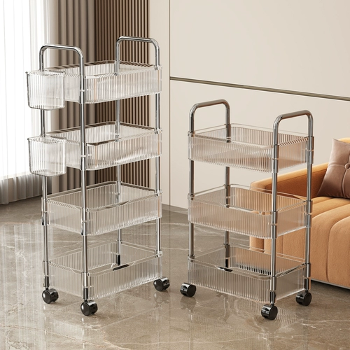 Стеллаж для хранения тележек для закусок в гостиной, шкаф для хранения игрушек, напитков и книг, многослойная полка для хранения от пола до потолка в спальне