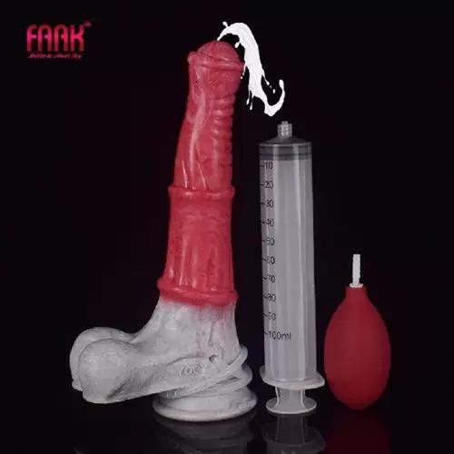 Новая струя dildo силиконовый животное лошадь пенис с