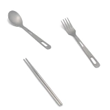 Посуда, палочки для еды, дорожная ложка для путешествий, портативный металлический комплект для домашнего использования для пикника