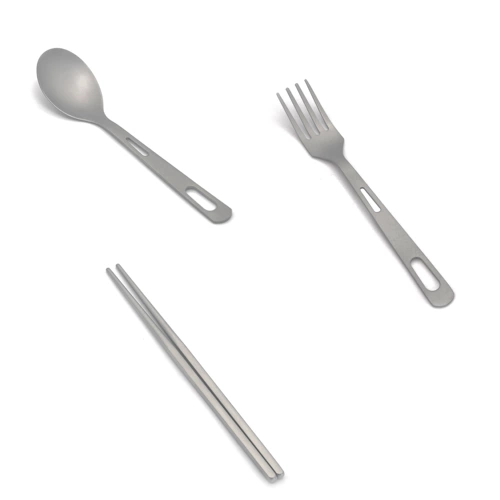 Посуда, палочки для еды, дорожная ложка для путешествий, портативный металлический комплект для домашнего использования для пикника