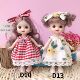 ຊຸດ doll Barbie 8'17cm BJD13 Joint Clothes Dress Up Cute Princess Ye Luoli Toy Girl