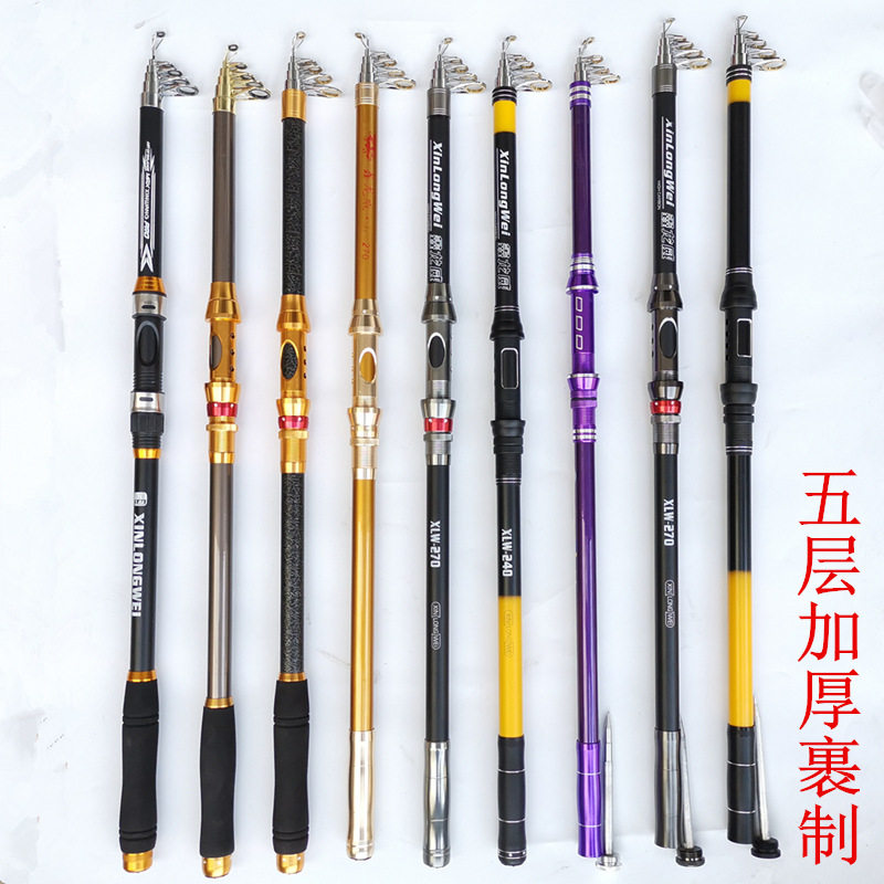 Fishing Rod Sea Rod 2 1 m 2 7 m 3 6 Mi Sea Rod Hard Tone Throwing Rod Fishing Rod Fishing Rod Gear Combination
