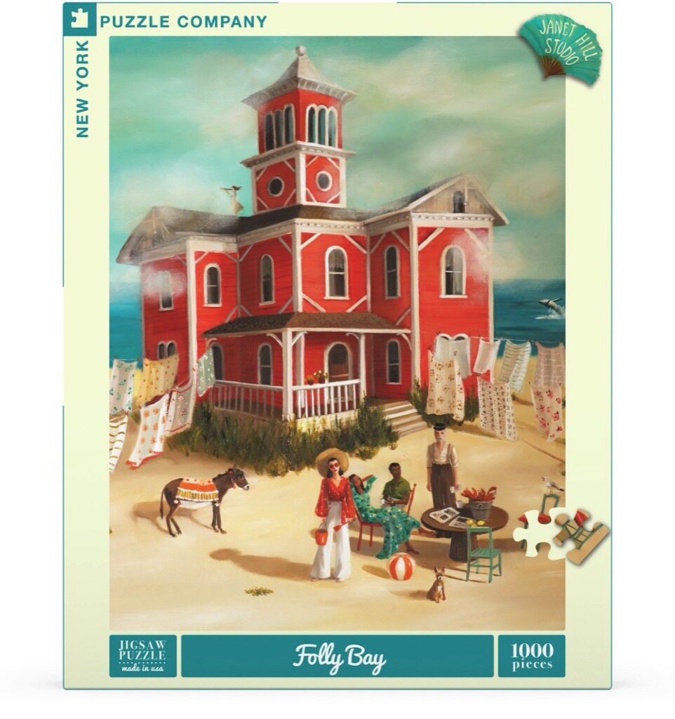 New Yorker Newyork Janet Hill series Folly Bay 1000 pieces of imported puzzle