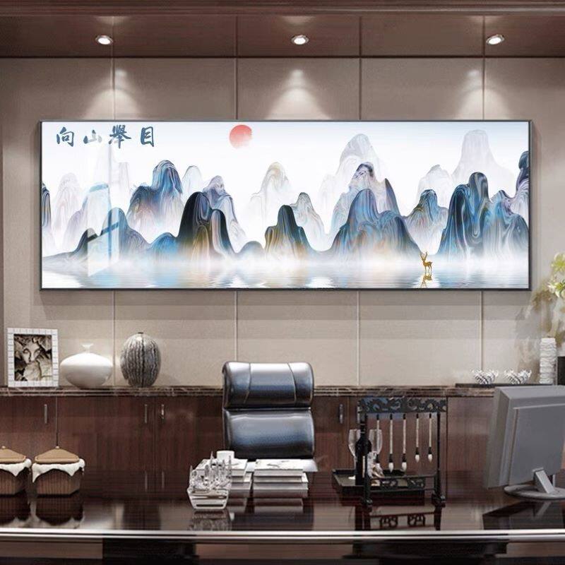 家里挂什么画好?现代水墨山水壁画,让客厅瞬间高大上!🎨🙏-基督教-淘宝好物网