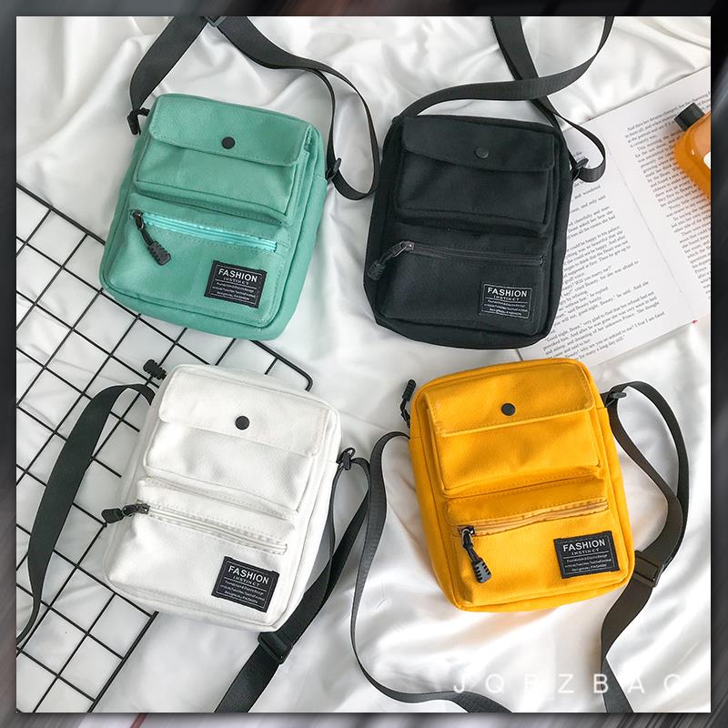 Day Street Boomer Satchel satchel Hahara Shinjuku men and women Bag bags work hip f7-1101-Small bag Han version Single shoulder