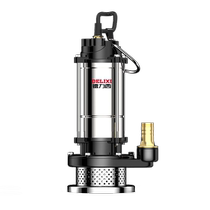 Delixi submersible pump 220v household small sewage cleaning and drainage pump high lift large flow agricultural irrigation pump