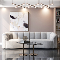 The Mood Modern Division Creative Beauty Salon reception Later in the sample room Living Room Arc Sofa Trio Tech Bout