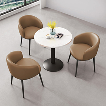 Leisure Business Hospitality Talks Guests Table Chairs Combined Office Lounge Consultation Talk Single Small Round Table Balcony