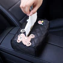 Car tissue box car napkin paper box car armrest box strap car bag new product chair back hanging