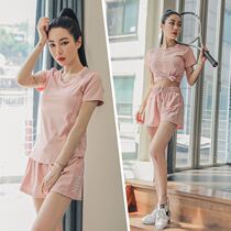 Jump rope fitness special clothes female net red hot sports suit three-piece high-value yoga clothes high-end sense