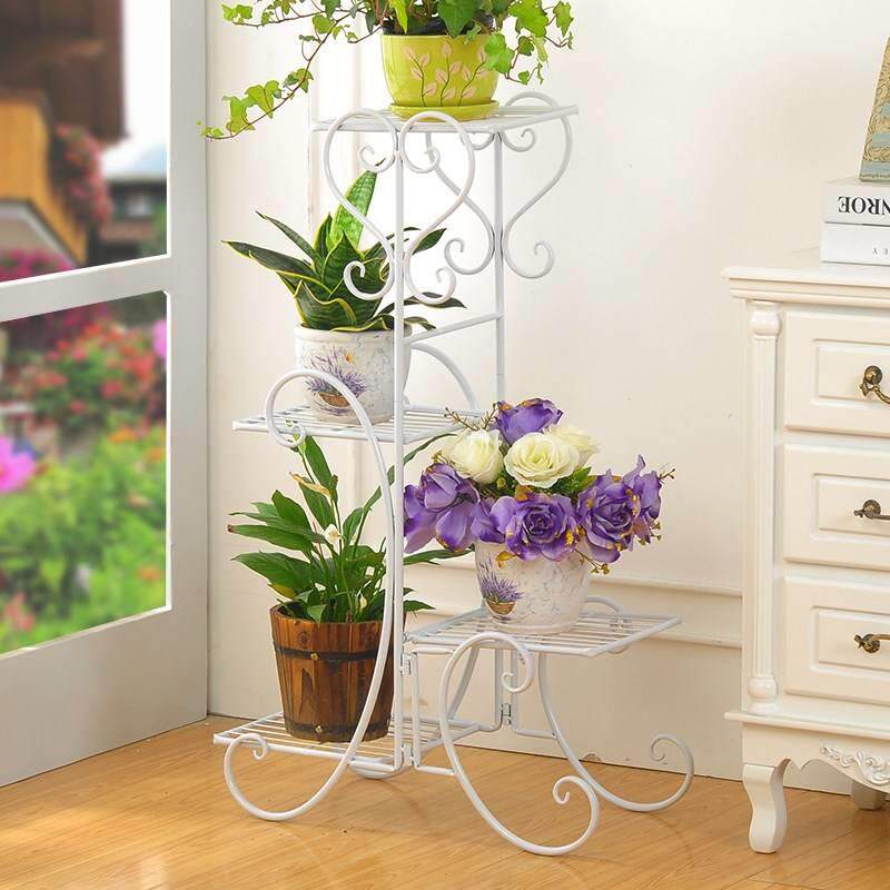 Iron flower stand art guest flower pot rack balcony hall gold Ge flower shelf indoor special price multi-rack 11 function potted multi-layer