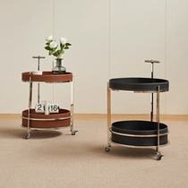 Nordic Simple Round Living Room Mobile Traveller Sofa Couple Division Retro Access Tea Several Frame