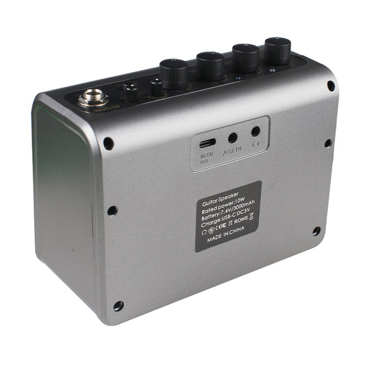 Fletcher-guitarra eléctrica multifuncional, efector portátil, carga, Bluetooth, grabación interna, altavoz de escritorio, 10W