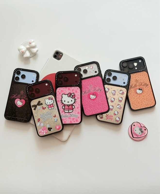 Case in Collaboration with Hello Kitty, Y2K Leopard Print Hot Girl Phone Case for iPhone 18 Pro Max, Apple 17 Magnetic Mirror Anti-Drop Protective Cover, Cute Cartoon ins Dark Style Case in Collaboration with Hello Kitty, Y2K Leopard Print Hot Girl Phone Case for iPhone 18 Pro Max, Apple 17 Magnetic Mirror Anti-Drop Protective Cover, Cute Cartoon ins Dark Style