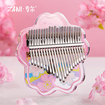 ZANI thumb piano kalimba 21 tone acrylic crystal kalimba thumb piano piano small instrument finger piano
