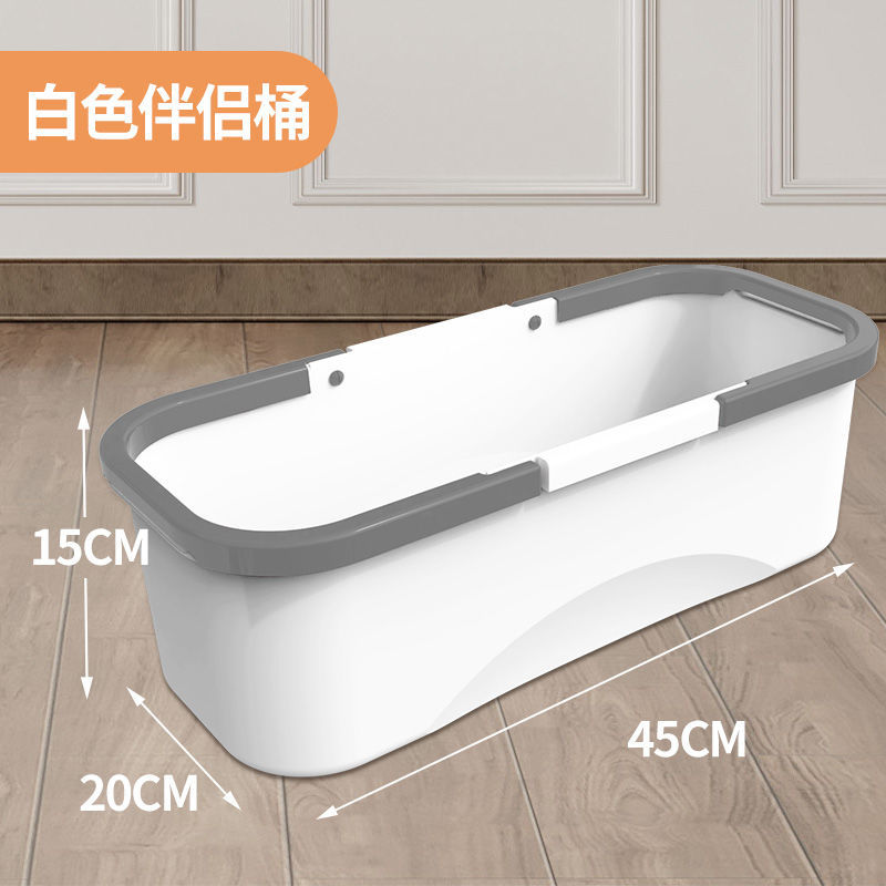 Plastic thickened rectangular water storage bucket mopping bucket large household mop bucket plastic bucket small square bucket laundry bucket