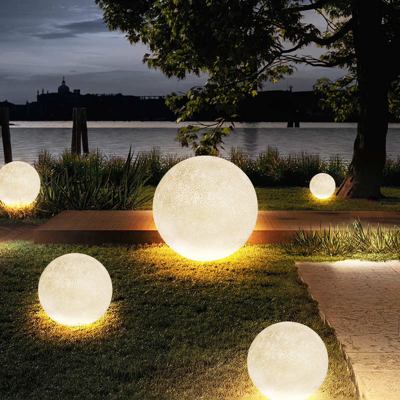 Moon Light Outdoor Waterproof Grass Terrace Lamp Pool Party Atmosphere Court Light Terrace Garden Arrangement Decoration View Light