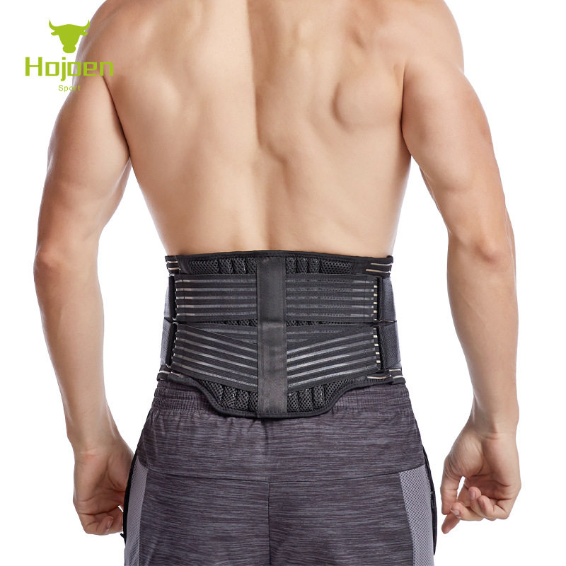 Lumbar protruding waist belt bandage waist elastic breathable car waist acid waist belt plastic pressure belt