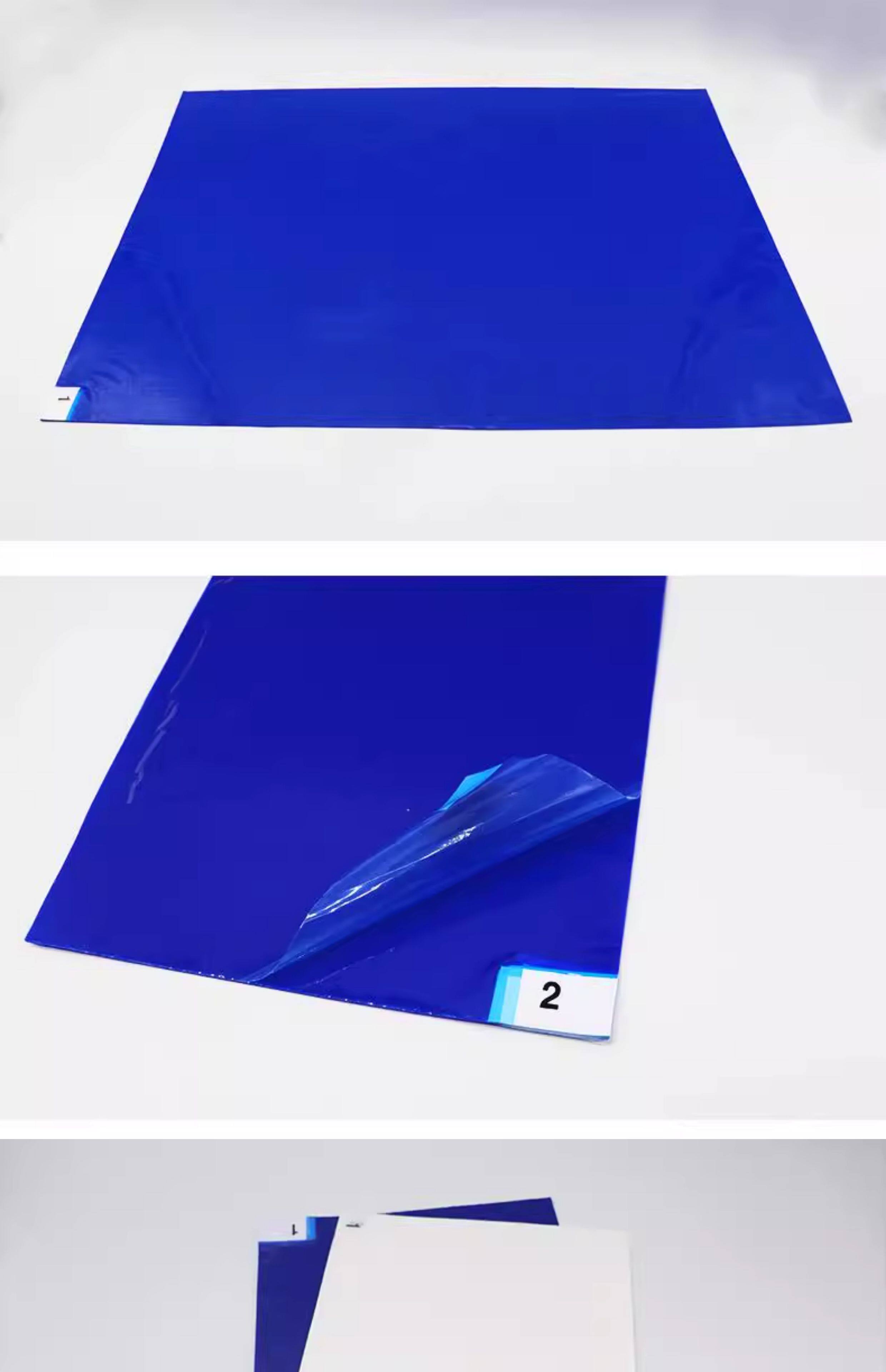 Клей-подложка 粘尘垫可撕式鞋底粘尘地垫65*115无尘室车间实验室脚踏洁净除尘垫