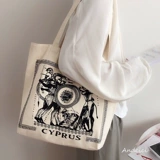 Ретро шоппер, тканевый мешок, вместительная и большая сумка на одно плечо