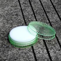 (10 pieces) Environmentally friendly plastic small round transparent hand moisturizer financial special money counting hand moisturizing sponge