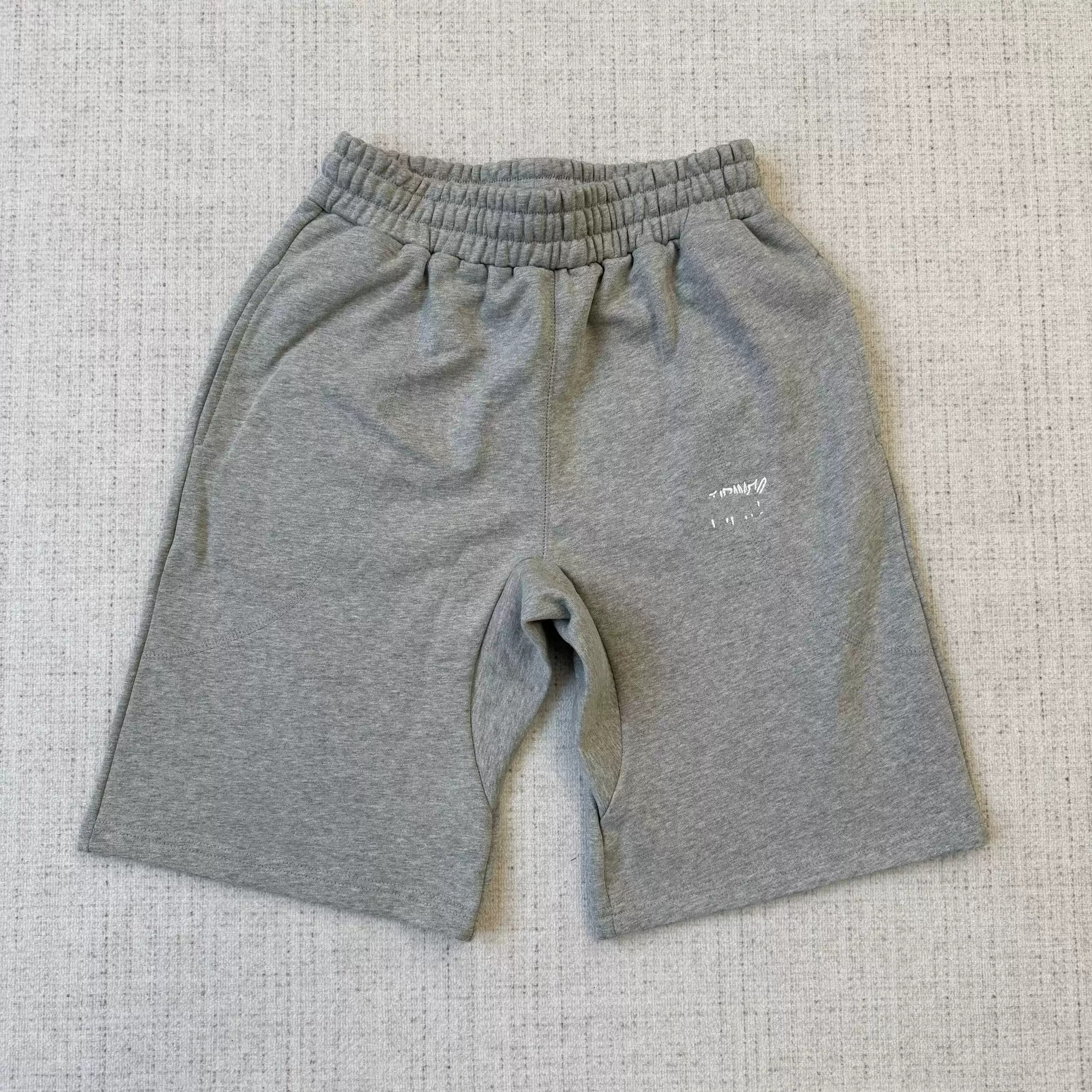 Embroidered letter shorts