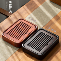 Tea tray storage type black sandalwood tea tray flower pear wood tea tray urkin stone tea tray home small tea tray home office