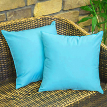 Outdoor Waterproof Holding Pillow Living-room Sofa Cassette Brief pure color modern sunscreen leaning pillow rattan chair backrest round pillow waist pillow