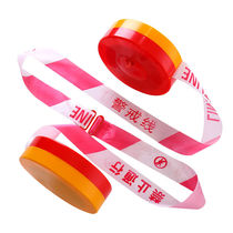 Safety warning belt isolation belt telescopic belt 50 meters disk canvas bulk construction warning rope warning line Benxinnong
