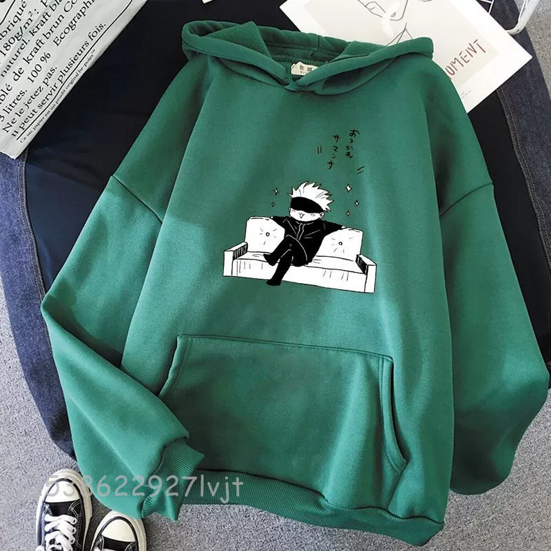 Jujutsu kaisen anime hoodie wmeen Gojo Satoru Print 2022 SPR