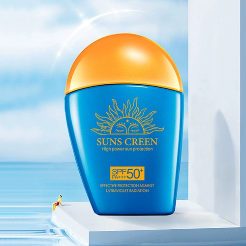 Летний солнцезащитный крем, база под макияж, Франция, SPF50, стойкое покрытие, УФ-защита