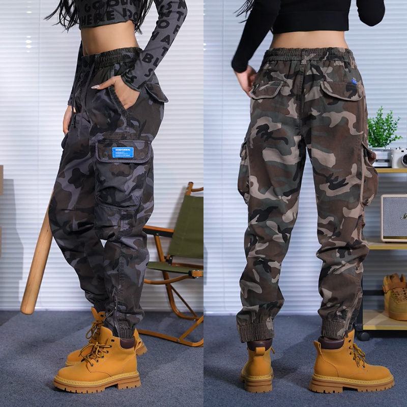 2026 New American-Style Casual Pants for Men, High-End Versatile Loose Jogger Pants, Trendy Brand, Cool Camouflage Cargo Pants