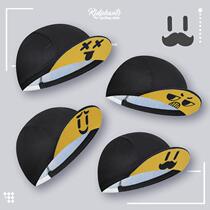 Funny expression big head bicycle riding cap helmet lining cap sports moisture-absorbing quick-drying breathable cycling equipment