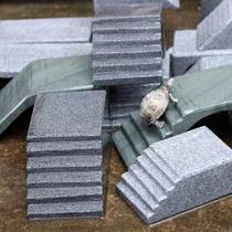 Turtle basking platform stone shelter house climbing ladder basking platform turtle tank landscaping sandstone turtle basin floating island climbing platform