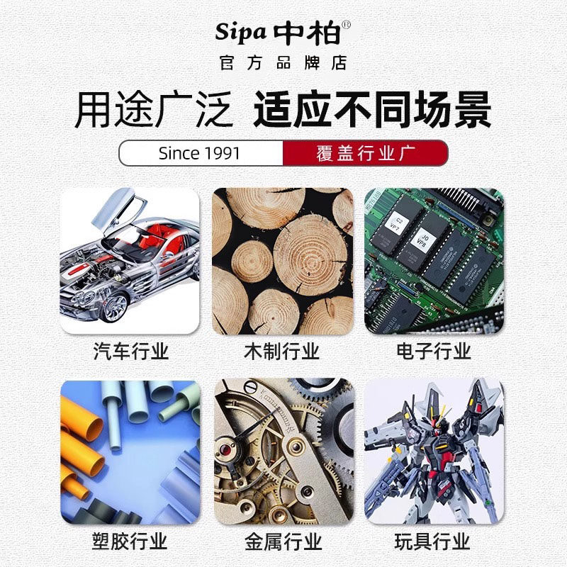 Zhongbai Paint Pen White Sp110 Single Oil-Based Touch-Up Pen for Photo Albums, Graffiti, DIY White Marker Pen, Multi-Functional