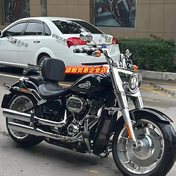 Harley fat boy x48 road king modified heightened handlebar