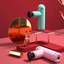 mini fascia gun fitness instrument muscle massager multifunction hot compress professional male and female mini electric neck film gun