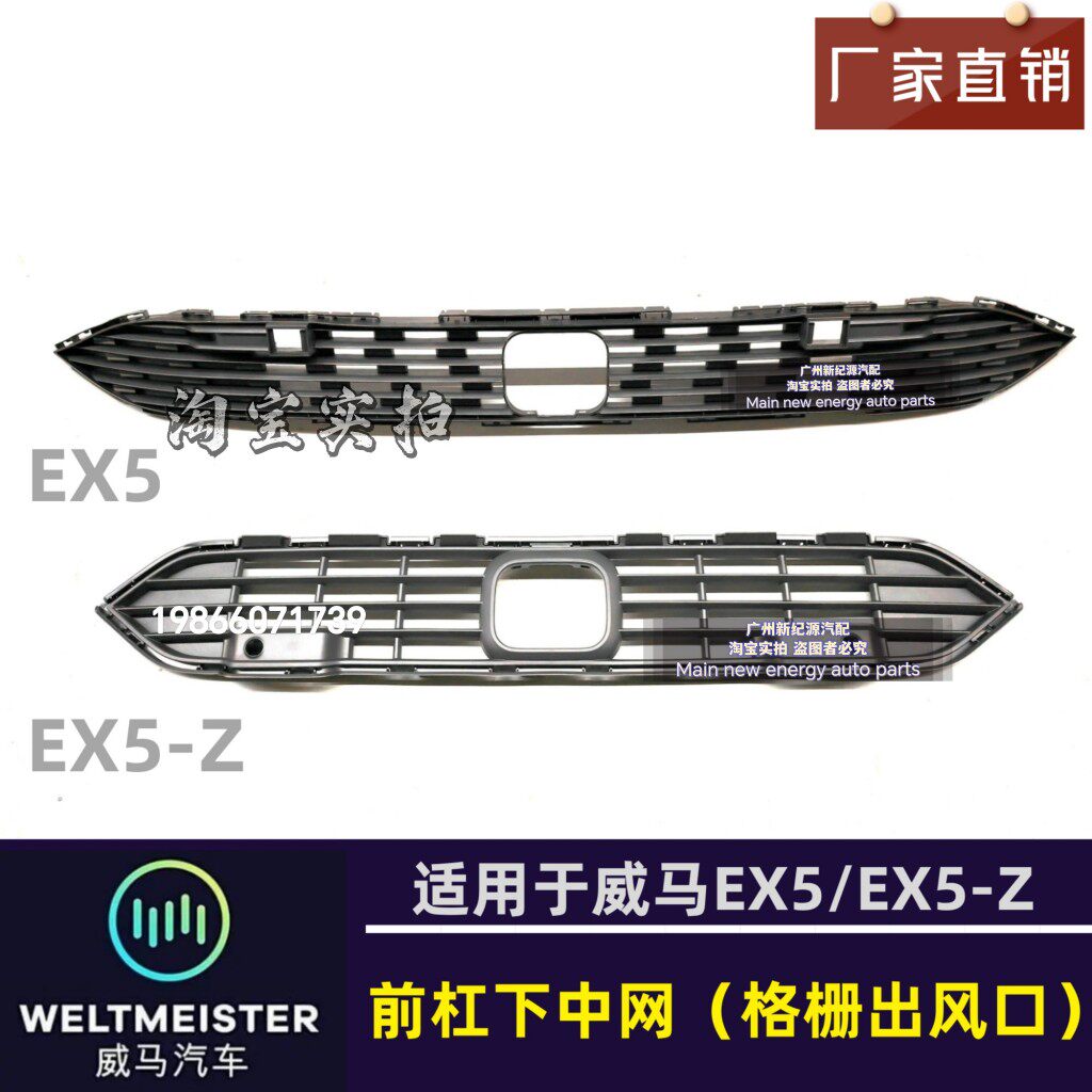 Решетка бампера Weltmeister EX5 нижняя