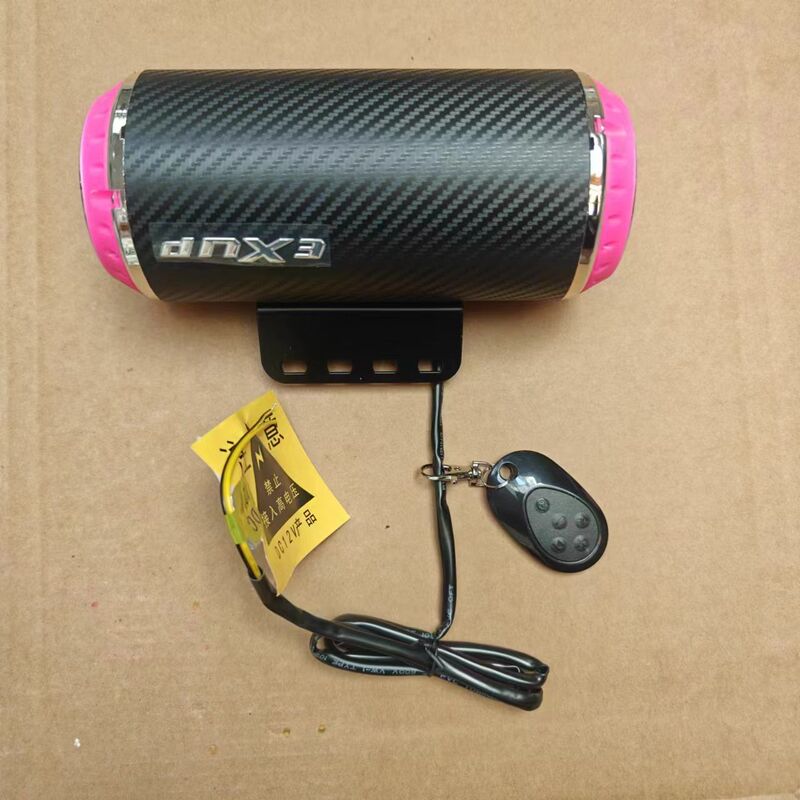 Electric Vehicle Motorcycle 72V Subwoofer Exhaust Pipe Bluetooth Speaker 12-80 Volt Two-In-One High Volume Car Audio