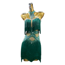 2024 new Latin dance competition uniforms advanced dance stage tassel performance skirts professional art exam floral costumes solo