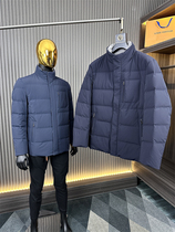 Bosidengs joint brand to combat the severe cold white goose down autumn and winter mens fully-glued stand-collar business down jacket