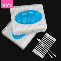 Cotton swab baby A1P80-paper shaft childrens cotton swab baby thin shaft double-headed cotton swab for ear cleaning
