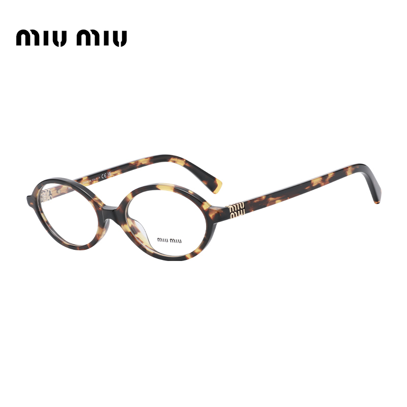 Miumiu Miu Miu Eyeglass Frames Nerd-Style Glasses Frame Zhang Yuanying Plain Oval Optical Glasses 0Mu01Xv Miumiu Miu Miu Eyeglass Frames Nerd-Style Glasses Frame Zhang Yuanying Plain Oval Optical Glasses 0Mu01Xv