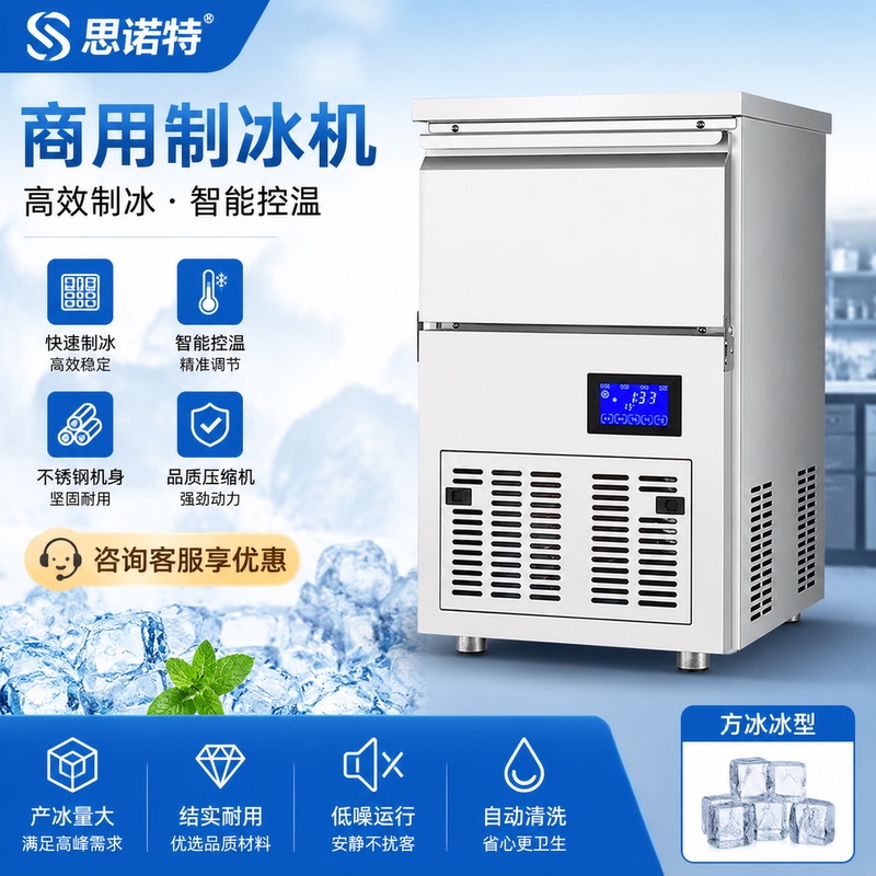 Snowandice Special Ice Machine Commercial Small Bar Coffee Milk Tea Shop Fully Automatic Cube Crescent Ice Snowandice Special Ice Machine Commercial Small Bar Coffee Milk Tea Shop Fully Automatic Cube Crescent Ice