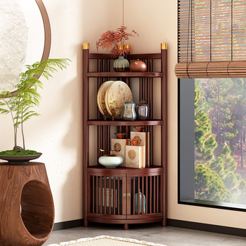 Sofa corner cabinet light luxury high-end triangle cabinet
