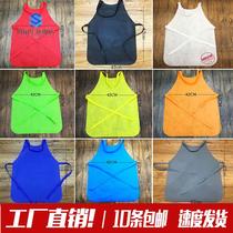 Thickness disposable non-woven apron adult children peddle lobster hot pot meal apron