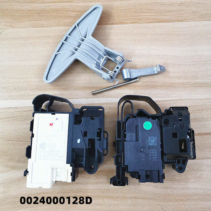 Suitable for Haier washing machine accessories door lock switch electromagnetic lock 0024000128D door hook delay door lock handle